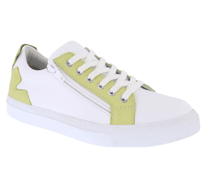 Adesso Faye Women's Leather Trainer - Citrus