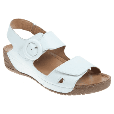 Adesso Lily Women's Touch Close Sandals - White