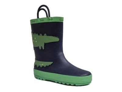 Chatterbox Croc Kid's Wellington Boot - Navy