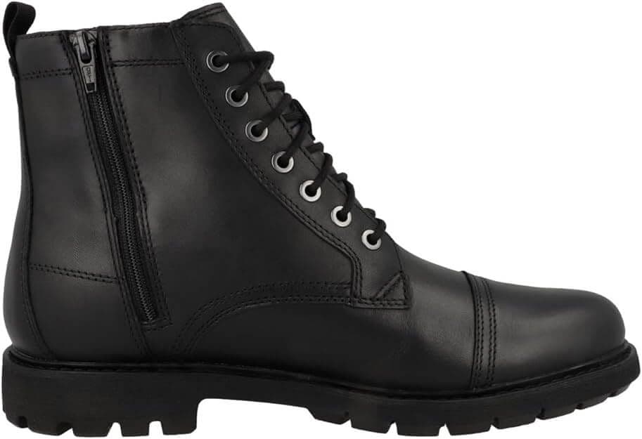 Clarks Batcombe Cap GTX Men s Lace-Up Boot - Black Leather