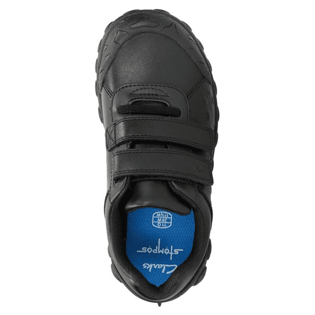 Clarks Boys School Shoes - Tyrex Ride Black