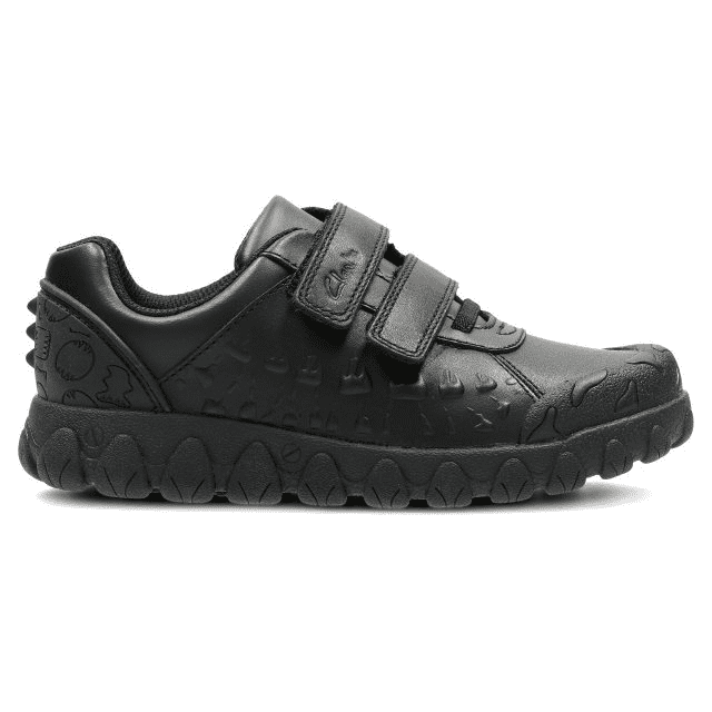 Clarks Boys School Shoes - Tyrex Ride Black