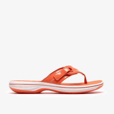 Clarks Brinkley Reyna Women's Flip Flop - Orange D