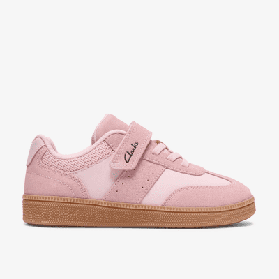 Clarks CypressStep Kids Girls Casual Shoe - Light Pink Combi G