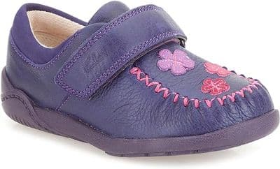 Clarks Girls Pre-Walker Shoes - Litzy Evie Purple