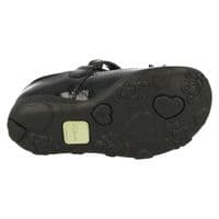Clarks Girls T-Bar Shoes - Ella Ruby Black