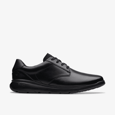 Clarks Lifton Lace Men's Leather Shoe - Black