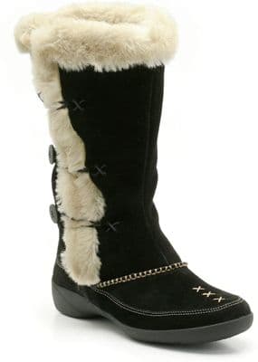 Clarks Marish Edible Women's Suede Boots - Black
