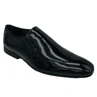 Clarks Men's Smart Shoe - Extra Style Black Hi Shine Leather G *