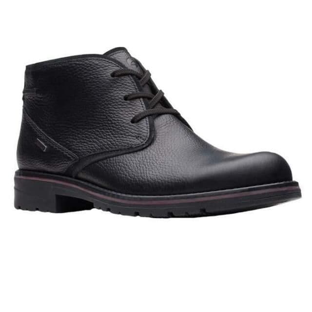 Clarks Morris Peak II Men s Weatherproof Boot - Black Leather display picture 1