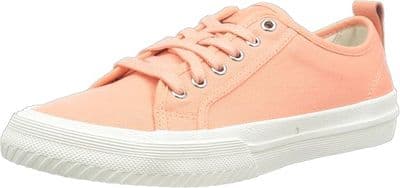 Clarks Roxby Lace Womens Canvas Shoe - Coral