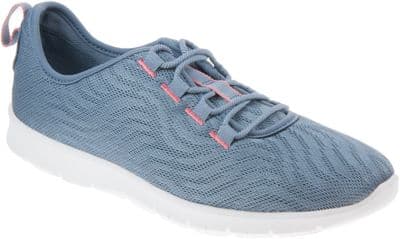 Clarks Step Allena Go Women's Sport Casual Shoe/Trainer - Blue Grey D