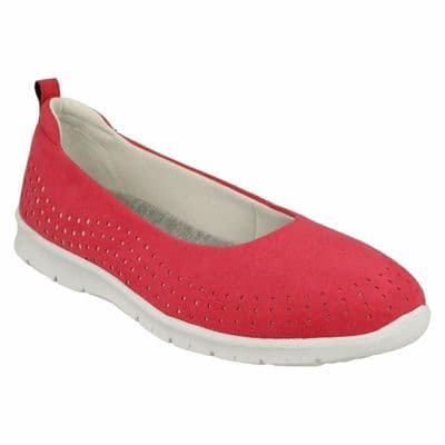 Clarks Step Allena Sea Women's Pumps Shoes - Magenta D