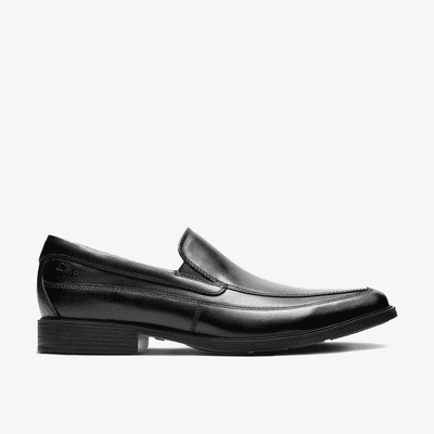 Clarks Tilden Free Mens Loafer - Black Leather G