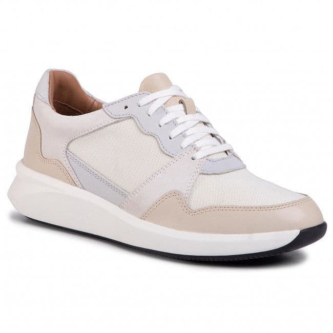 Clarks Un Rio Run Women s Unstructured Sport Trainers - White Combi D