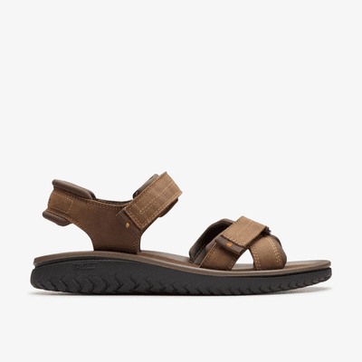 Clarks Wesley Shore Men's Casual Sandal - Beeswax Leather G