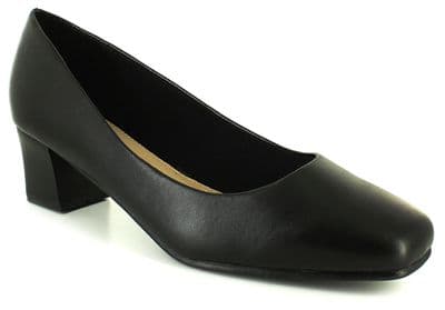 Comfort Plus Women's Court Shoes - Karly Black