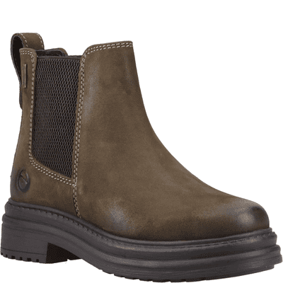 Cotswold Aldworth Women's Chunky Sole Chelsea Boot - Khaki