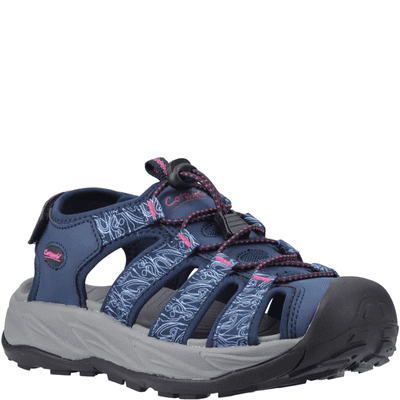Cotswold Bibury Women's Sandal - Navy/Fuchsia