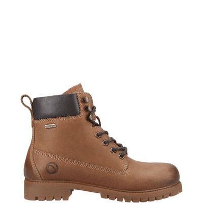 Cotswold Charleston Women's Lace-Up Ankle Boot - Tan