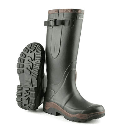 Cotswold Compass Neoprene Lined Wellington Boots - Green