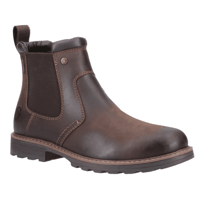 Cotswold Leafield Men's Pull-On Chelsea Boot - Brown