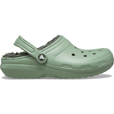 Crocs Classic Lined Clog - Moss/Multi
