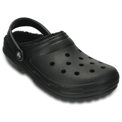 Crocs Classic Lined Clog Unisex  - Black
