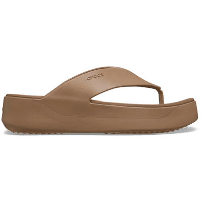 Crocs Getaway Platform Flip Women's Sandal - Milk Chocolate