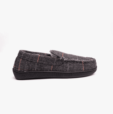 Dr Keller Burt Mens Full Slipper - Grey