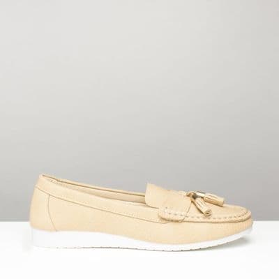 Dr Keller Cara Women's Tassel Loafers -  Nude