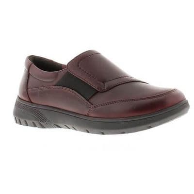 Dr Keller Chloe Women's Wide Fit Casual Shoe - Burgundy