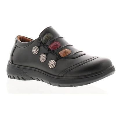 Dr Keller Cora Women's Wide Fit Shoe - Black