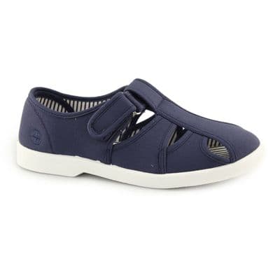 Dr Keller Men's Wide Fitting Comfort Sandal/Shoe - Dodd Navy