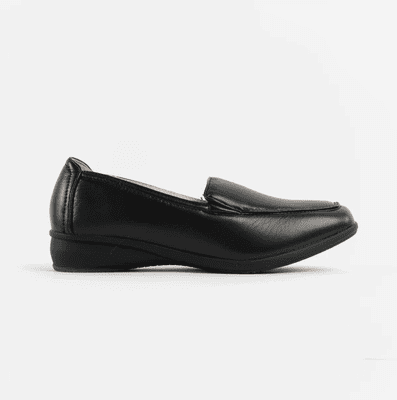 Dr Keller Sally Women's Slip-On Loafer Shoe - Black