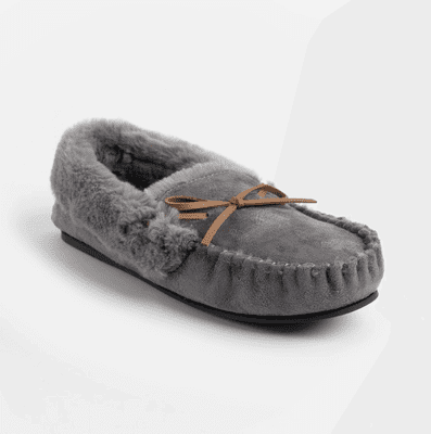 Dr Keller Vanessa Women's Moccasin Slipper - Grey