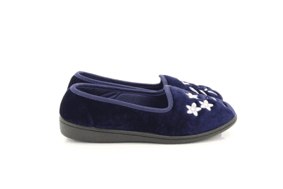 Dr Keller Vera Women's Ballerina Relaxed Slipper - Navy