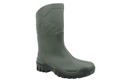 Dunlop Dee Adults Calf Wellington Boots - Green
