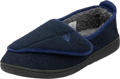 Dunlop Felix Men's Touch Close Slipper - Navy