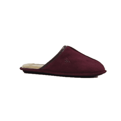 Dunlop Ubba Men's Mule Slippers - Burgundy/Chocolate