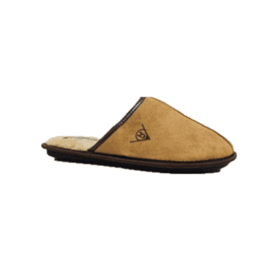 Dunlop Ubba Men's Mule Slippers - Chestnut/Chocolate