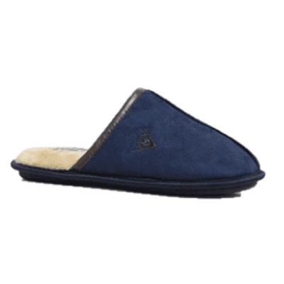 Dunlop Ubba Men's Mule Slippers - Navy/Chocolate