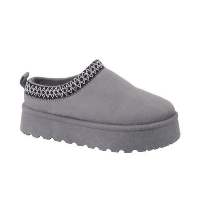 Emma Kimora Women's Slip-On Platform Mule - Grey