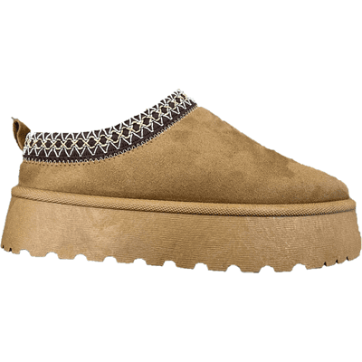 Emma Kimora Women's Slip On Platform Mule - Tan