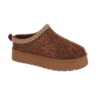 Emma Pandora Women's Platform Mule - Leopard