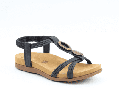 Heavenly Feet Alison Women's Sandal - Black