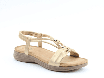 Heavenly Feet Chime Women's Sandal - Gold