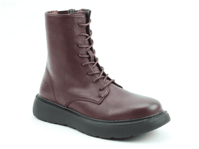 Heavenly Feet Fern Women's Ankle Boot - Burgundy