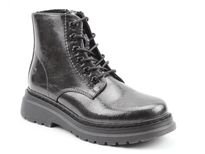 Heavenly Feet Hattie Women's Ankle Boot - Pewter Patent