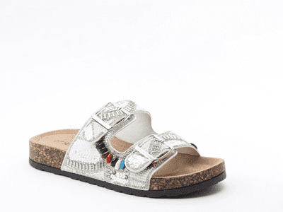 Heavenly Feet Jess Women's Mule Sandal - White